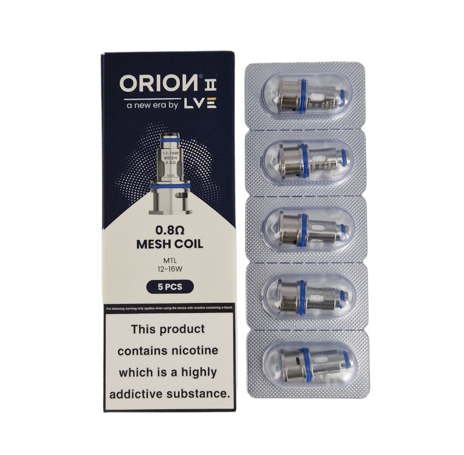 LVE Orion II Mesh Coils 5pk, orion ii kit, orion ii tank, orion 2
